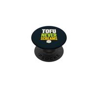 Ethical Vegetarians Food Tofu Veggie Ethical Vegans PopSockets Adhesive PopGrip
