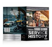 Ethicom: Advanced Car Service History Book - Car Service Book | Logbooks | Service Book for Toyota Ford VW | Motorbike Service | MOT & Mileage Log Book | Replacement Maintenance Record | 1 Pack