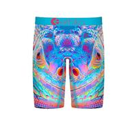 Ethika Men’s Boxer Brief, Knee Length, 4-Way Stretch Performance Underwear with Graphic Prints - Glozilla, Assorted, M