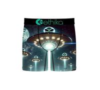 Ethika Mens MID Boxer Brief | Alien UFO, Ast, 3XL