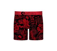 Ethika Men's Mid Boxer Brief, Extended Length, 4-Way Stretch with Signature, Heat Seeker, S