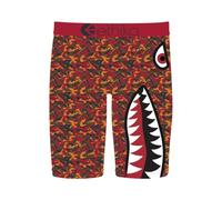 Ethika Men's The Staple-Bmr Topo Boxer Brief, Red/Yellow, L
