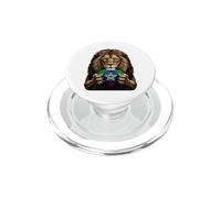 Ethiopia Flag Heart Pride Country Heritage Lion Ethiopian PopSockets PopGrip for MagSafe