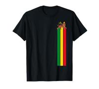 Ethiopia Flag Lion Of Judah Ethiopian Rastafari T-Shirt