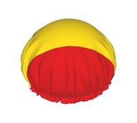Ethiopia Flag Shower Caps For Women DoubleWaterproof Hair Cap Funny Reusable Bath Hat