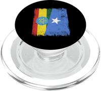 Ethiopia Somalia Half Flag Ethiopian Somali Pride PopSockets PopGrip for MagSafe