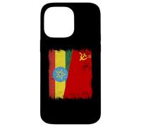 Ethiopia Soviet Union Flag Ethiopian CCCP Heritage Case for iPhone 14 Pro Max