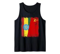 Ethiopia Soviet Union Flag Ethiopian CCCP Heritage Tank Top