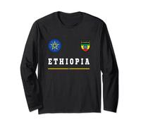 Ethiopia Sport/Soccer Jersey Tee Flag Football Long Sleeve T-Shirt
