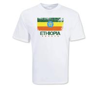 Ethiopia Women's Womens Soccer T-Shirt in White | Size: 2XL Ethiopia White 2XL