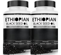 Ethiopian Black Seed Oil,Organic Cold-Pressed,2Pcs