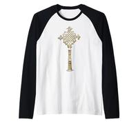 Ethiopian Cross Raglan Baseball Tee