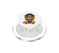 Ethiopian Flag Lion Heart Heritage Outfit for Ethiopia PopSockets PopGrip for MagSafe