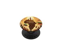 Ethiopian Flag Rasta Africa Rising again from Ethiopia PopSockets Adhesive PopGrip