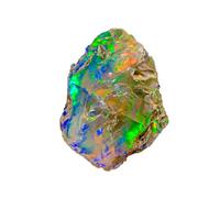 Ethiopian Opal Rough Gemstones - Multi Fire Welo Opal Stones for Tumbling, Jewelry Making, Healing Crystals, Loose Natural Gems, Raw Rocks, Craft Supplies, 7.6 CARAT, Gemstone, ethiopian opal