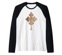 Ethiopian Orthodox Christian Cross T-S hirt Raglan Baseball Tee