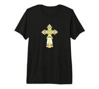 Ethiopian Orthodox Cross | Heritage Faith Symbol Art Premium T-Shirt