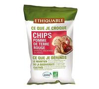 ETHIQUABLE Chips de Pommes de terre Rouge - 100g