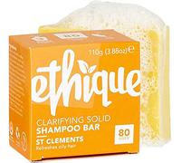 Ethique Clarifying Solid Shampoo Bar for Oily Hair (80 Washes)- St Clements - Vegan, Eco-Friendly, Plastic-Free, Cruelty-Free