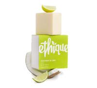 Ethique Coconut & Lime Solid Butter Bar Supremely Hydrating for Heels and Elbows - Eco & Vegan Friendly, Sustainable and Plastic Free (100g/3.5oz, Pack of 1)