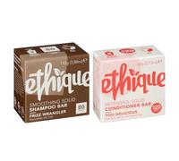 Ethique Smooth Sailing Giftpack Shampoo Sticks & Conditioner for Dry Hair, Vegan, Eco-Friendly, Plastic Free, Cruelty Free, 6 Ounce (Pack of 2)