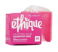 Ethique Uplifting Solid Shampoo Bar for Balanced Hair (80 Washes) - Pinkalicious - Vegan, Eco-Friendly, Plastic-Free, Cruelty-Free