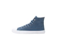 Ethletic Unisex Fair Trainer Cap Hi Cut Sneaker, Workers Blue Just White, 3.5 UK