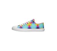 Ethletic Unisex Fair Trainer Cap Lo Cut Sneaker, Kaleidoscope Sunrise Just White, 4 UK