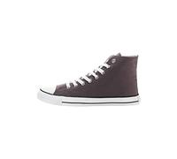 Ethletic Unisex's Canvas Trainers Sneaker, Pewter Grey Just White, 12 UK