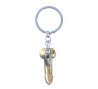 Ethlomoer Funny Hairy Keychain, Cute Car Keyrings - Best Gag Gifts for Christmas, Birthdays - Men, Women, Friends (bronze)