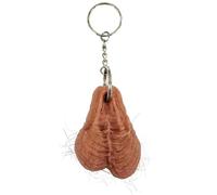 Ethlomoer Funny Hairy Keychain, Cute Car Keyrings - Best Gag Gifts for Christmas, Birthdays - Men, Women, Friends