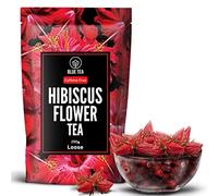 Ethnic Choice BLUETEA Hibiscus Flower Tea - 250 Gm (125 Cups) || Caffeine Free Herbal Tea || Iced Tea Cocktails, Mocktail & Syrups | Premium Zipper Pack |, 250 grams