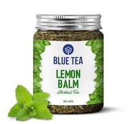 Ethnic Choice BLUETEA Lemon Balm Herbal Tea 50G || Stress Management Tea || Herbal Loose Leaf Tea - Caffeine Free - 100% Natural Ingredients - Non-Gmo - Premium Pet Jar, 50 grams