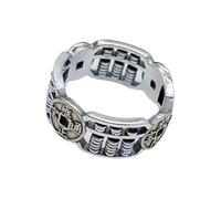 Ethnic Fashion Rings Featuring Retro Abacus Bead and Copper Coin Designs Adjustable for Daily Wear Symbol of Fortunes Ethnic Styles Rings