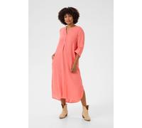 Ethnic Geo Tea Print Bellis Dress Geometric Cream Pink S/M