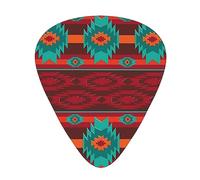 Ethnic Geometric Pattern Premium Bass Electric Guitar Picks,Guitar Plectrum For Unparalleled Musical Experience