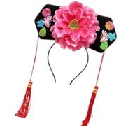 Ethnic Headgear Headband Flower Tassel Princess Hat Stage Performance History Reproduction Wedding Party Headband