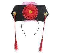 Ethnic Headgear Headband Flower Tassel Princess Hat Stage Performance History Reproduction Wedding Party Headband
