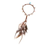 Ethnic Indian Feather Headband for Women Bohemian Style Headband and Feathers for Holiday