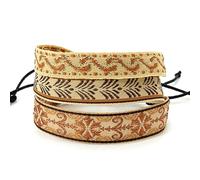 Ethnic-Inspired Aesthetic:The Boho Ethnic Style Makes These Wrap Bracelets A Statement Piece For Any Fashion-forward Individual. Lightweight Comfort:At Just 7g Per Bracelet, These Wrap Bracelets Offer