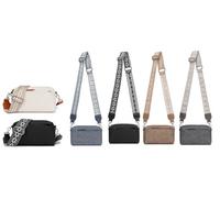 Miss Lulu Crossbody Bag for Women, Shoulder Bag with Adjustable Wide Strap, Camera Bags Handbag, PU with Denim Style, Waterproof