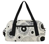 Ethnic line pattern Kids Duffle Bag Boys Girls Small Sport Dance Gym Bag for Overnight Travel Weekender Carry On, Ethnic Line Pattern, 18.5"L x 9.4"W x 7.8"H