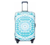 Ethnic Mandala Floral Luggage Cover Elastic Suitcase Protector Ftis 25-28 Inch Suitcase Cover for Luggage