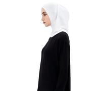 Ethnic Muslims Head Hijab For Hot Outdoor Lightweight Turban Caps Breathable For Woman Wedding Church Supplies Islamic Woman Headscarf Muslims Women Inner Hijab Headscarf Caps Islamic Full Cover