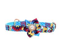Ethnic Style Flower PET Collar Adjustable Nylon for Dogs and Cats | Quick Release Closure, Comfortable Wear, Flower Accessory, Party and Holiday Use, Basic Neck Decor