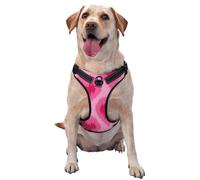 Ethnic Style Hand Drawn Hearts,Pet Harness,Adjustable Reflective Dog Harness,Pet Leash Vest,XL