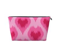 Ethnic Style Hand Drawn Hearts, Toiletry Pouch Makeup Bag Cosmetic Bag Portable Travel Toiletry Bag