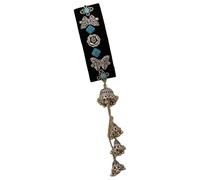 Ethnic Styles Butterfly Tassels Hair Clip Bright Ethnic Butterfly Hair Clip Stylish Hair Charm For Modern Fashion Lovers