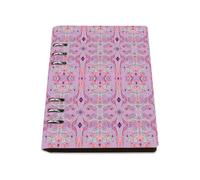 Ethnic Tribal Abstract Geometric A5 Notebook, Pu Leather A5 Notebooks, Lined Paper Lined Notebook 180Pages/90Sheets, Book for Study, Notepad for Work, Student Essentials University Journal Diary