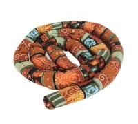 Ethnic Yellow Spiral Lock Hair Tie Dreadlocks Hair Tie Iron Wire Ponytail Holder for Long Curly Hair